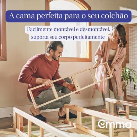 Imagem de Kit Colchão + Cama Box Emma Duo Solteiro (88x188cm)