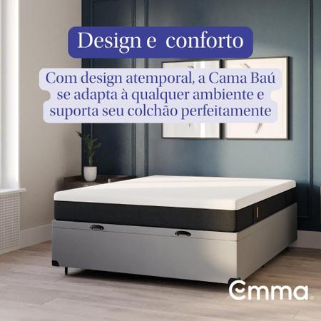 Imagem de Kit Colchão Emma Original + Cama Baú Emma Solteiro Especial