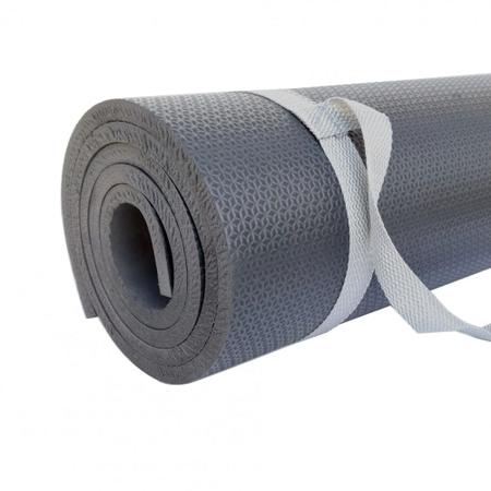 Imagem de Kit Colchonete em Eva Preto com Alca + Arco Anel Yoga Pilates  Mandiali 