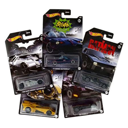 Carrinho Hot Wheels Batman Tv Series Batmobile Dc 4/5