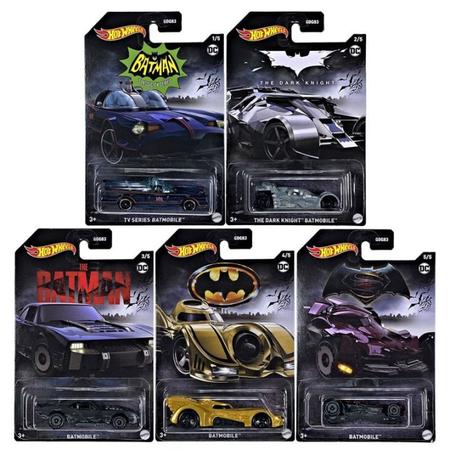 Kit Coleção Miniatura Carrinho Hot Wheels Batman Batmovel - Carrinho de  Brinquedo - Magazine Luiza