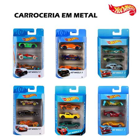 Carrinhos Hot Wheels Kit Com 5 Carros Sortidos Original Colecionador Mattel  - Carrinho de Brinquedo - Magazine Luiza