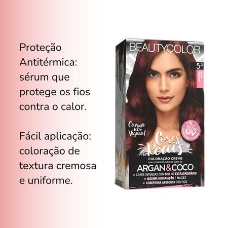 Imagem de Kit Coloração Beautycolor 5.5 Castanho Acaju