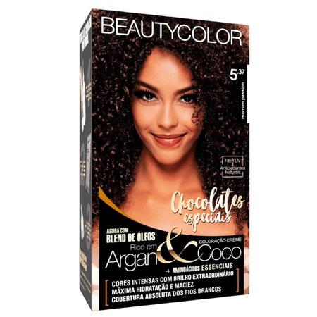 Imagem de Kit Coloração Marrom Passion 5.37 - Beauty Color