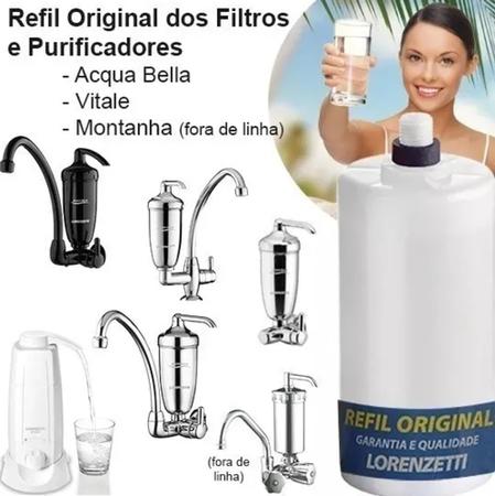 Imagem de kit com 02 Refil para Filtro de Água - Lorenzetti Acqua Bella e Vitale