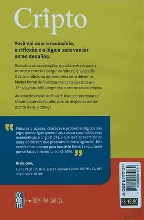 Livro Coquetel Cruzadox Exercício Para Memória Lógica Letras, Magalu  Empresas