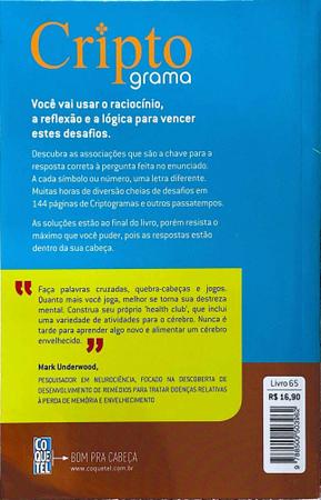 Livro Coquetel Cruzadox Exercício Para Memória Lógica Letras, Magalu  Empresas