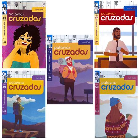 Palavras Cruzadas Livro N47 Fácil Coquetel - Livros de Palavras Cruzadas -  Magazine Luiza