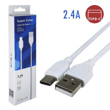 Imagem de Kit Com 10 Cabos Carregador Tipo C  Cabo Usb C 2.4 Rápido