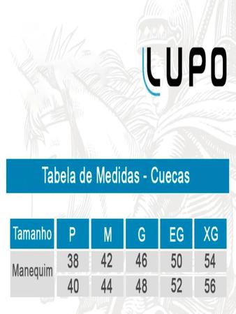 Imagem de Kit com 10 Cuecas Slip Lupo 691-002