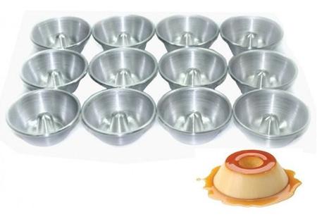 Kit Com 10 Formas Pudim Bolo Alumínio N22 - ASC Imagem de Kit Com 10 Formas Pudim Bolo Alumínio N22