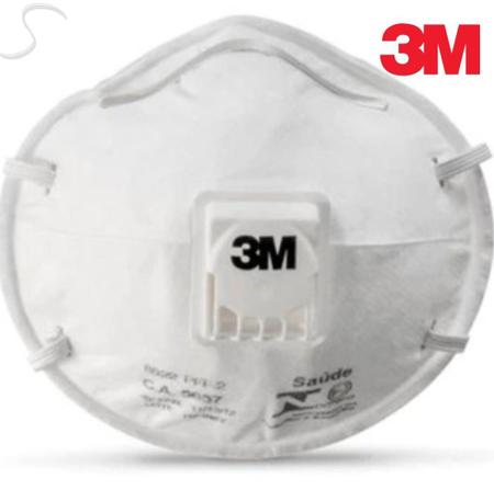 Imagem de Kit Com 10 Máscaras 8822 Respirador Pff2 Valvulado 3M