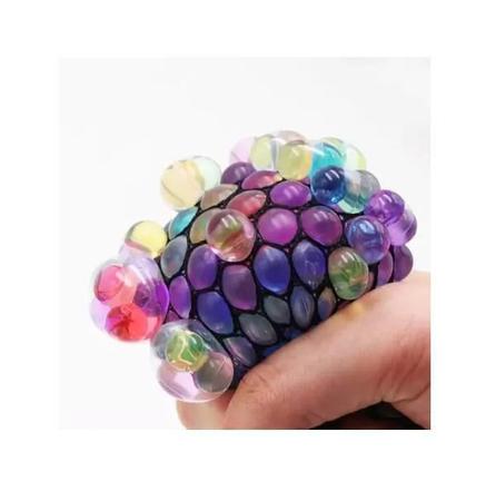 Kit Com 12 Bola Splash Mesh Ball Fidget Toys Imagem de Kit Com 12 Bola Splash Mesh Ball Fidget Toys
