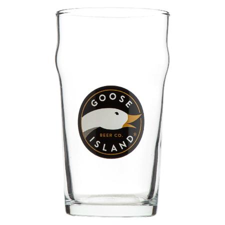 Imagem de Kit Com 12 Copos Em Vidro Tipo Pint Para Cerveja e Chopp Goose Island - 570ml - Ambev Oficial