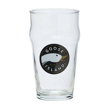 Imagem de Kit Com 12 Copos Em Vidro Tipo Pint Para Cerveja e Chopp Goose Island - 570ml - Ambev Oficial