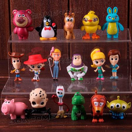 Imagem de Kit Com 17 Peças Toy Story Miniaturas Infantil Em Pvc 5cm