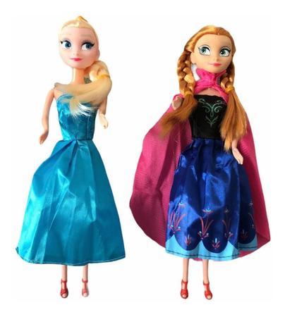 Bonecas Elsa e Anna especial de Natal frozen