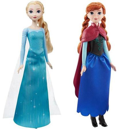 Kit com 2 Bonecas Originais Disney Frozen Elsa e Anna Mattel - Bonecas -  Magazine Luiza