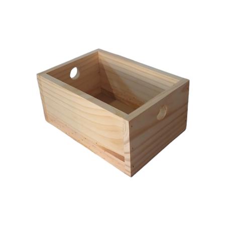 Imagem de Kit com 2 caixa caixote pequeno madeira