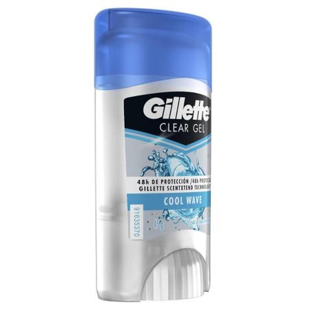 Imagem de Kit com 2 Desodorantes Gillette Antitranspirante Clear Gel Cool Wave 45g