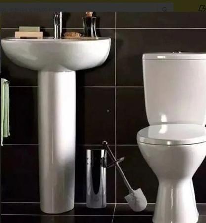 Imagem de Kit Com 2 Escova Sanitária Em Aço Inox + Suporte Para Escova Ideal Para Banheiros Privada Higienizar Sanitário
