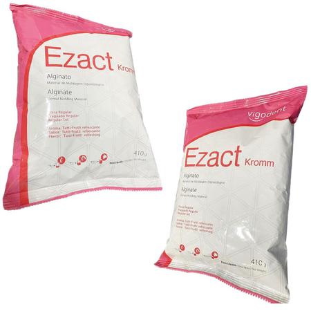 Imagem de Kit com 2 Ezact - Material de Moldagem Odontológico Alginato Coltene Artesanato Tipo 2 Presa Regular - VIGODENT