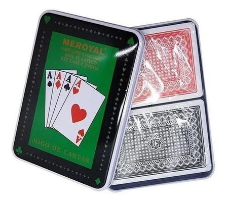 Conjunto com 2 Jogos de Cartas de Baralho - Praticasa - Baralho - Magazine  Luiza