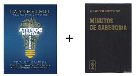 Imagem de Kit Com 2 Livros De Bolso - Minutos De Sabedoria + Atitude Mental Positiva - Napoleon Hill