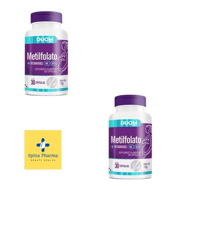 Imagem de Kit com 2 Metilfolato + Vitaminas 30Caps - Duom