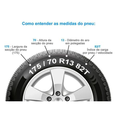 Imagem de Kit com 2 Pneus Pirelli Aro 13 175/70R13 82T Formula Evo