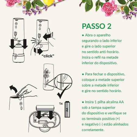 Imagem de Kit com 2 Refis Bom Ar Freshmatic Lavanda 250ml Cada