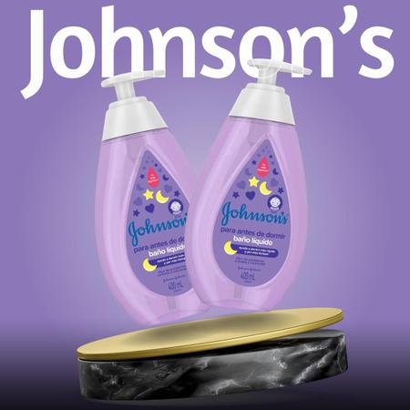 Imagem de Kit Com 2 Sabonete Líquido Johnsons Baby Hora Do Sono - 400ml