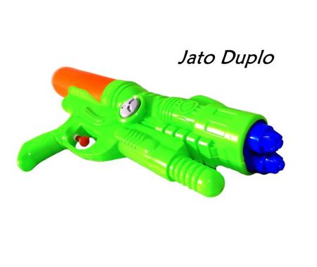Imagem de Kit com 2 Super Pistola de Água Jato Duplo e Tubo Isopor