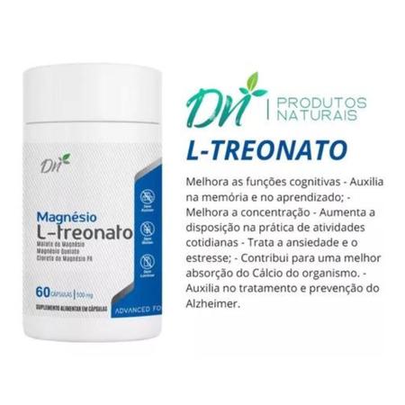 Imagem de Kit com 2 Suplemento L-TREONATO - 60 CÁPSULAS 