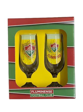 Imagem de Kit Com 2 Taças Do Fluminense Oficial Allmix - 300ml