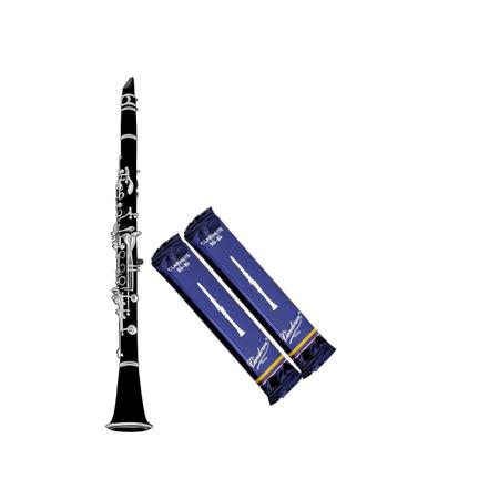 Imagem de KIT COM 2 UNID. PALHETA VANDOREN TRADICIONAL CLARINETE Dureza:2.5