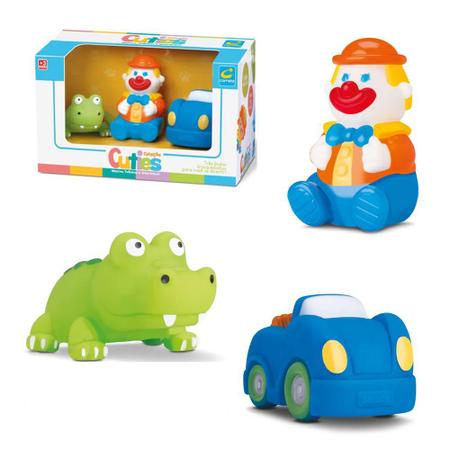Imagem de Kit com 2 Unidades de Coleçao Cuties - Brinquedos De Vinil Para Bebê - A partir de 3 Meses