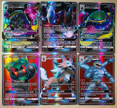 Kit Deck 20 Cartinhas Pokemon Gx A Escolher Sem Repetidas