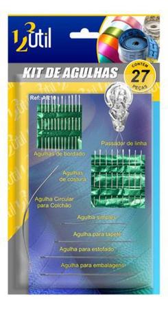 Imagem de Kit Com 27 Peças De Agulhas Para Costura Conserto De Roupas