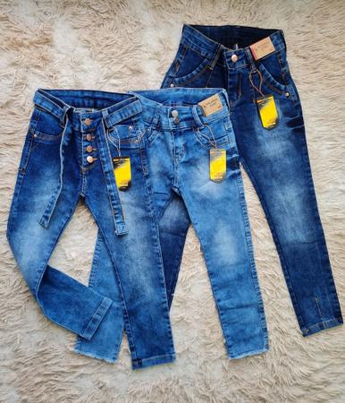 Calça jeans infantil hot sale feminina 3 anos