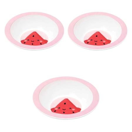 Kit com 3 Pratinhos Bowl Frutti Melancia Buba Imagem de Kit com 3 Pratinhos Bowl Frutti Melancia Buba