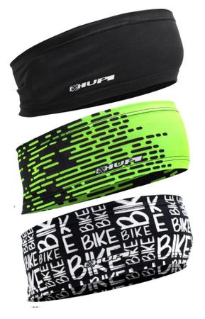 Imagem de Kit com 3 Testeira Headband Faixa de Cabeça Hupi Bike