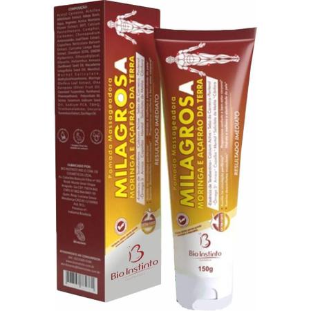 Kit com 30 Pomada Massageadora Milagrosa 150g - Bio Instinto Imagem de Kit com 30 Pomada Massageadora Milagrosa 150g