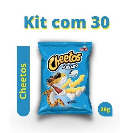 Kit 40 Cheetos Requeijão - 20g - Elma Chips - Mag Doces e Variedades