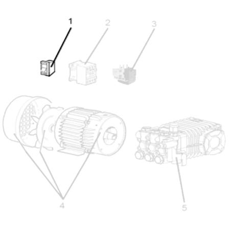 Imagem de Kit com 3un Interruptor Chave Liga Desliga Compatível com Aspirador Alfa Tennant Alfa Pro 9