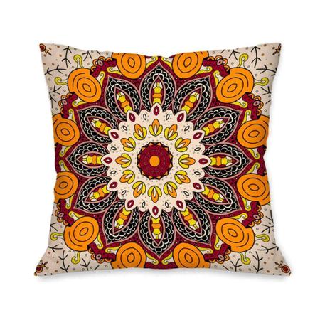 Imagem de Kit Com 4 Capas Para Almofadas Decorativas Mandalas