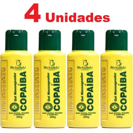 Imagem de Kit Com 4 Gel Copaíba Bio Instinto Com Arnica, Copaiba