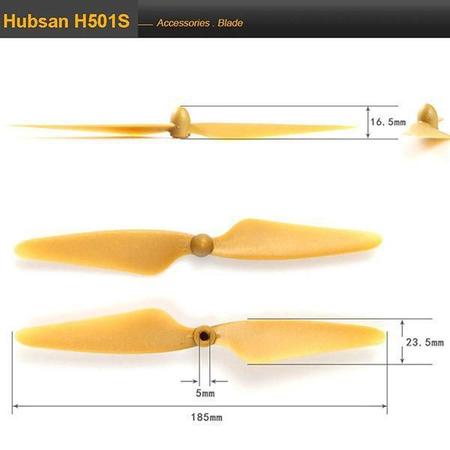 Imagem de Kit Com 4 Hélices Para Drones H501s H501a H501c H501m Caramelo