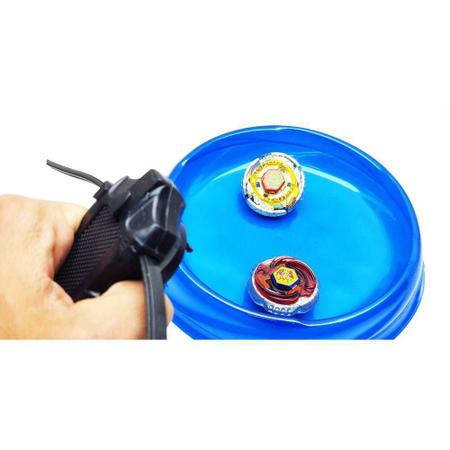 Kit Beyblade Metal 5D Brinquedo 4 Peões Led Toys, Magalu Empresas