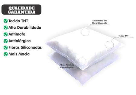 Imagem de Kit Com 4 Refis De Almofada 50x50 Silicone Para Capas 45cm